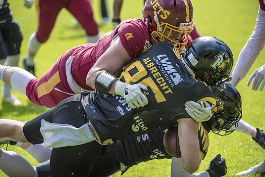 Im letzten Jahr war das Spiel eine klare Angelegenheit für die Münsteraner - sie gewannen mit 36:0 (Foto: Nick Jungnitsch)